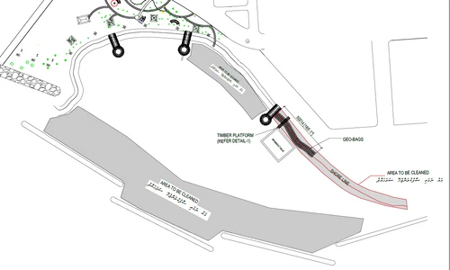 ސްވިމިންގ ޓްރެކް ބާއްވާ ސަރަހައްދު ތަރައްޤީކުރުން